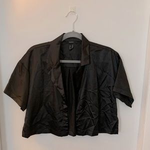 Forever 21 cropped button down
